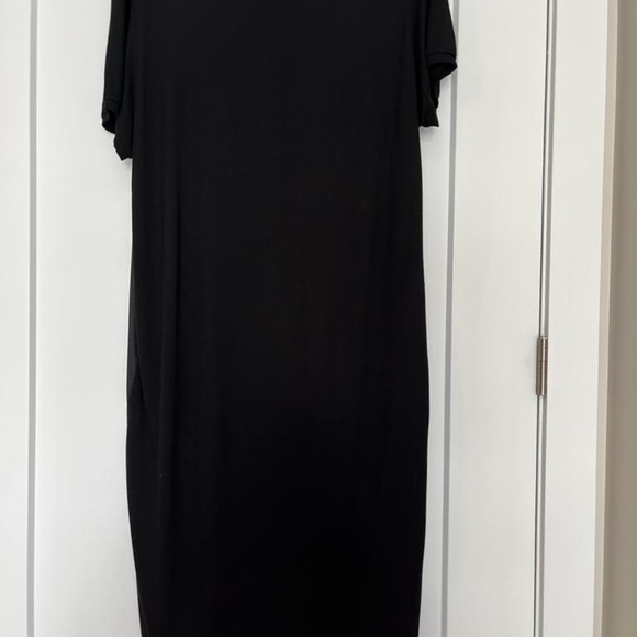 Tristan mixed media midi length dress - Picture 5 of 5
